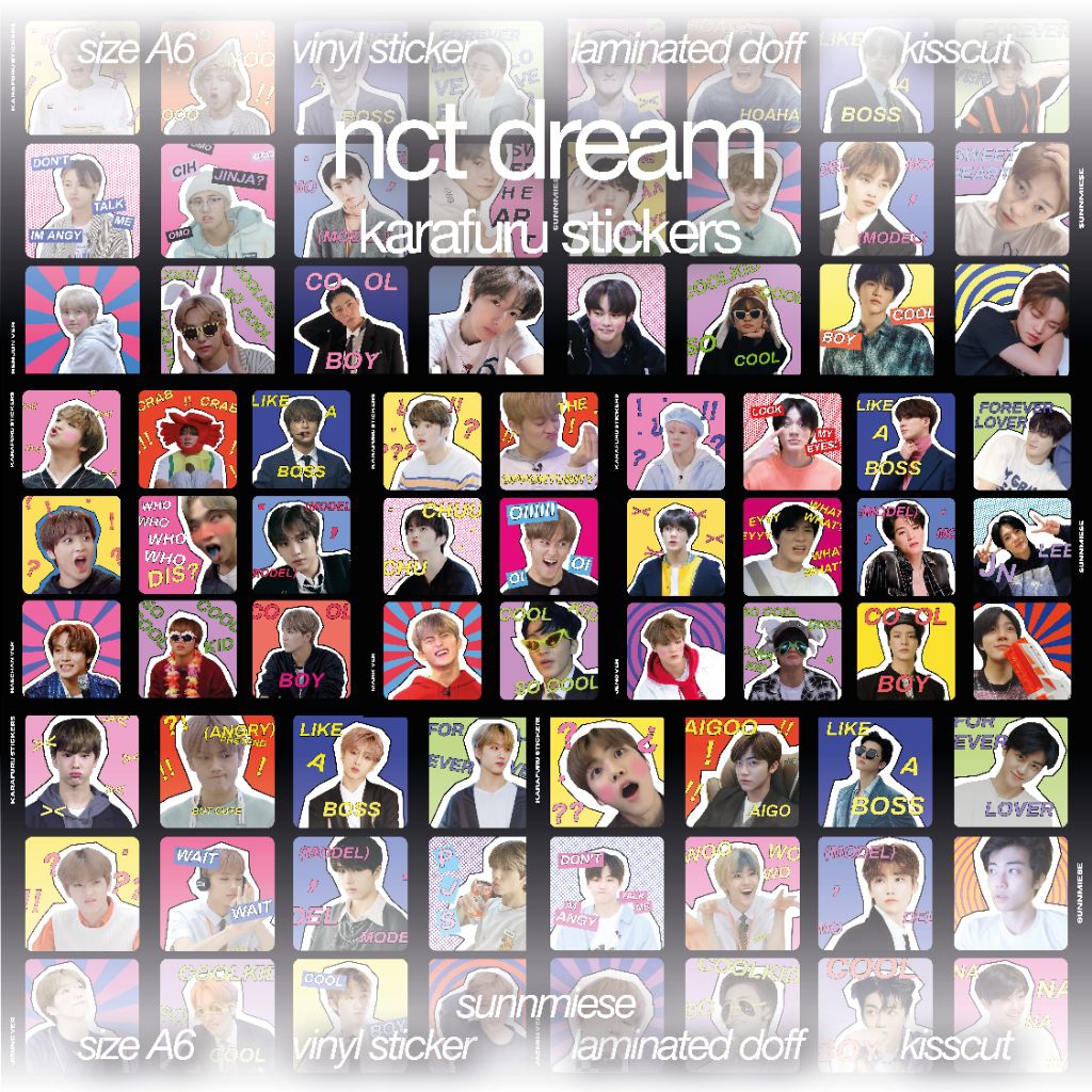 NCT DREAM KARAFURU STICKERS
