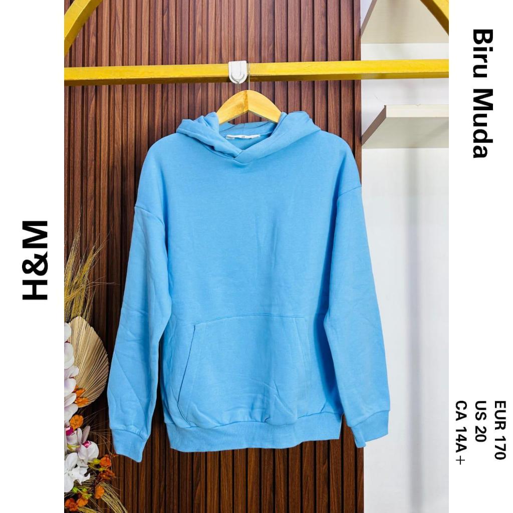 HOODIE BIRU MUDA A