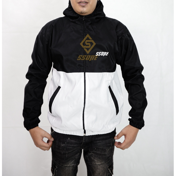 Jaket Running Parasut Outdoor Olahraga Pria Windbreaker Jacket premium