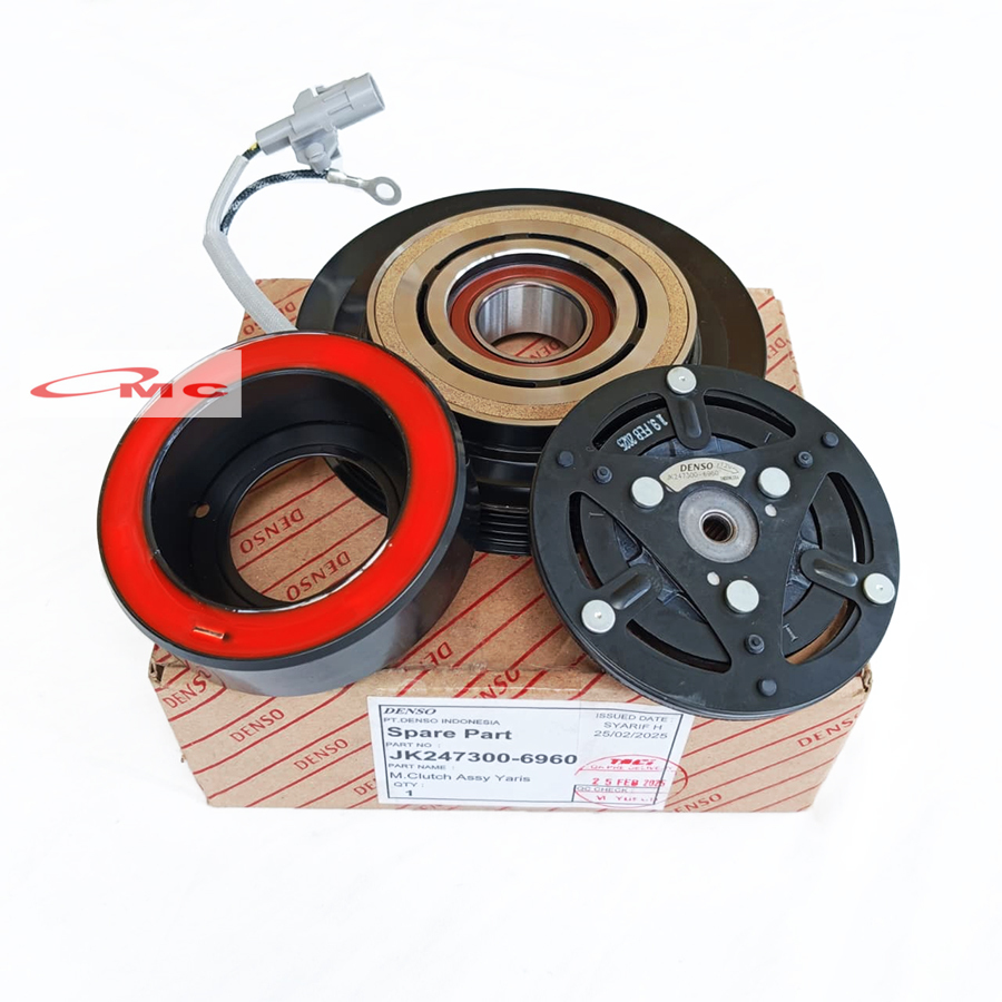 Magnet Clutch AC Yaris New Vios Original Denso JK247300-6960 / 247300-6960 Magnetic Magnit Maknet Cl