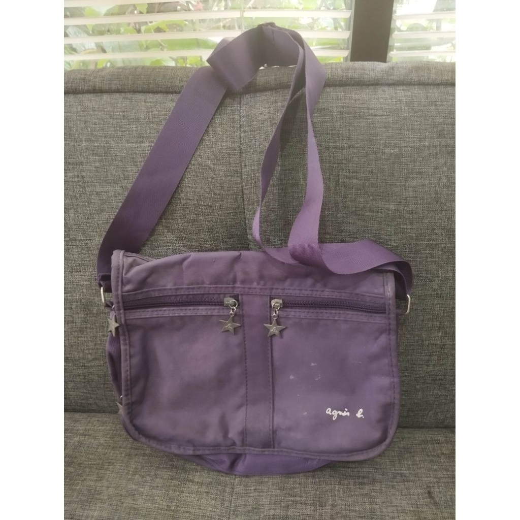 tas selempang agnes b sling bag