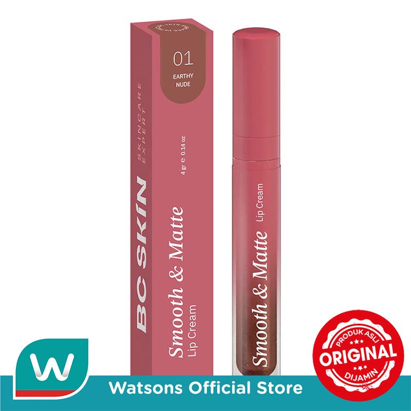 BC Skin Smooth & Matte Lip Cream 01 Earthy Nude 4g