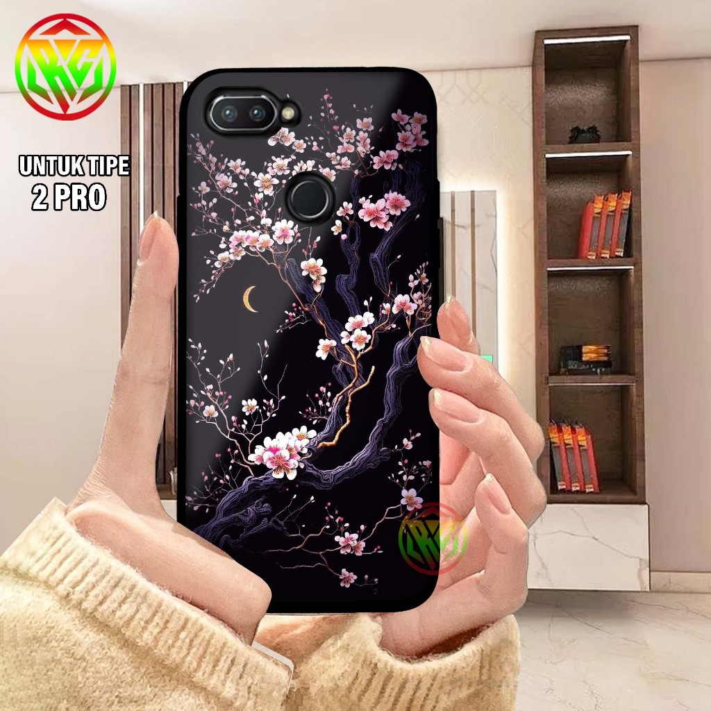 Case Realme 2 Pro - Motif Terbaru Hardcase Glass Kilau New Case Glossy casing Hp Realme 2 Pro [Motif