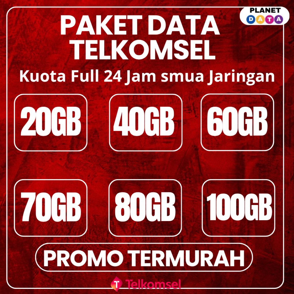 PROMO TERMURAH PAKET DATA TELKOMSEL KUOTA INTERNET FULL