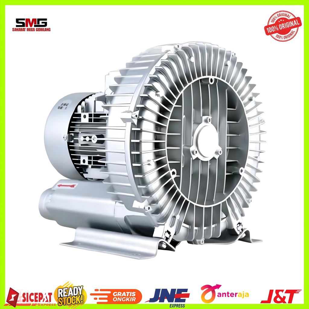 Ring Blower Tambak 750Watt 1HP 220V 1Phase Ring Blower Vortex