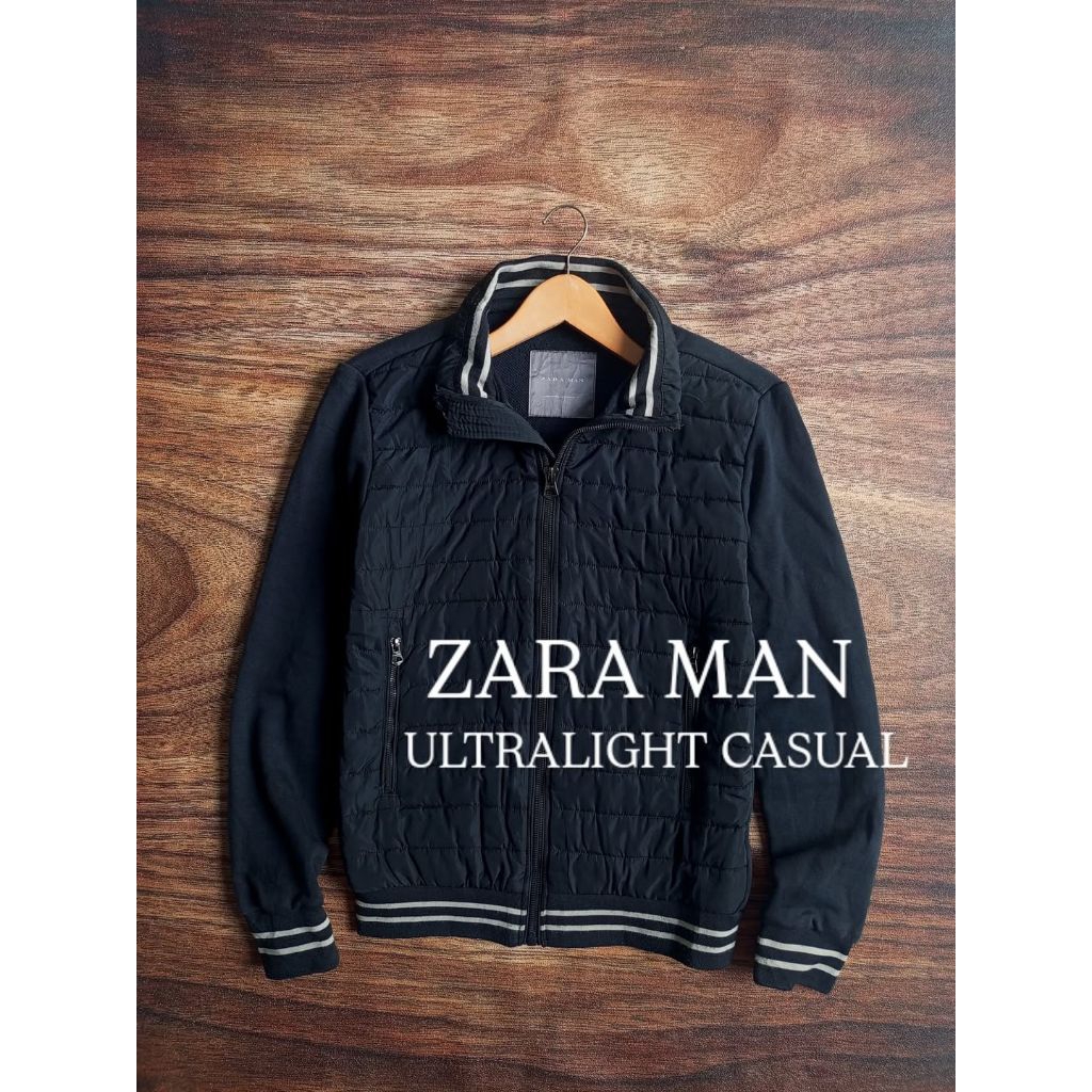 JAKET ZARA MAN ULTRALIGHT CASUAL DALEMAN INER PRIA/UNISEX SECOND PRELOVED