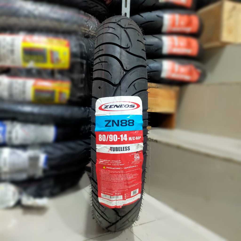 BAN MOTOR RING 14 TUBBLES ZENEOS ZN88 80/90-14 90/90-14