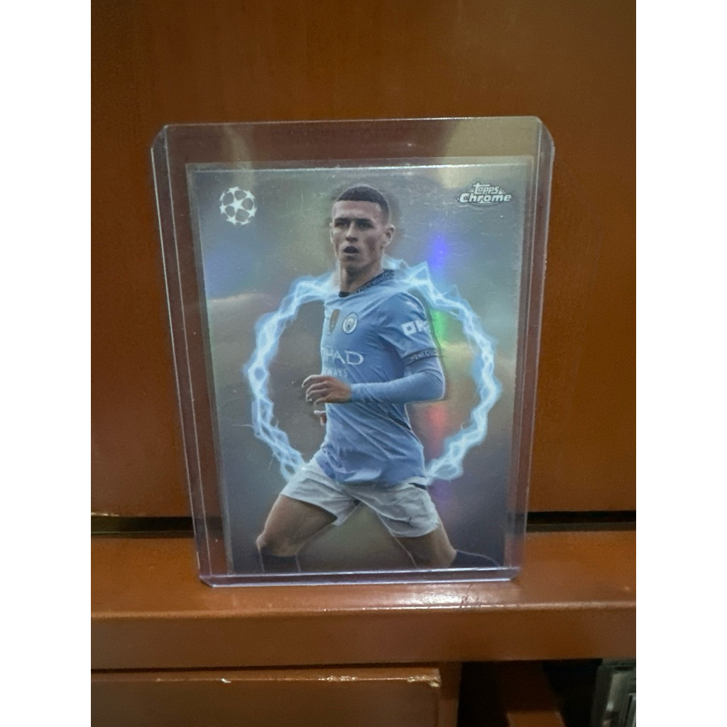 foden topps chrome insertcard