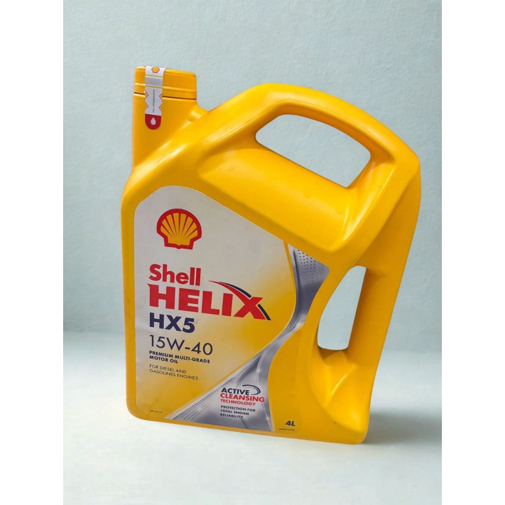 Oli Mobil Shell Helix HX5 4L 15W-40 oli mesin mobil shell helix hx5 15w-40 4 liter