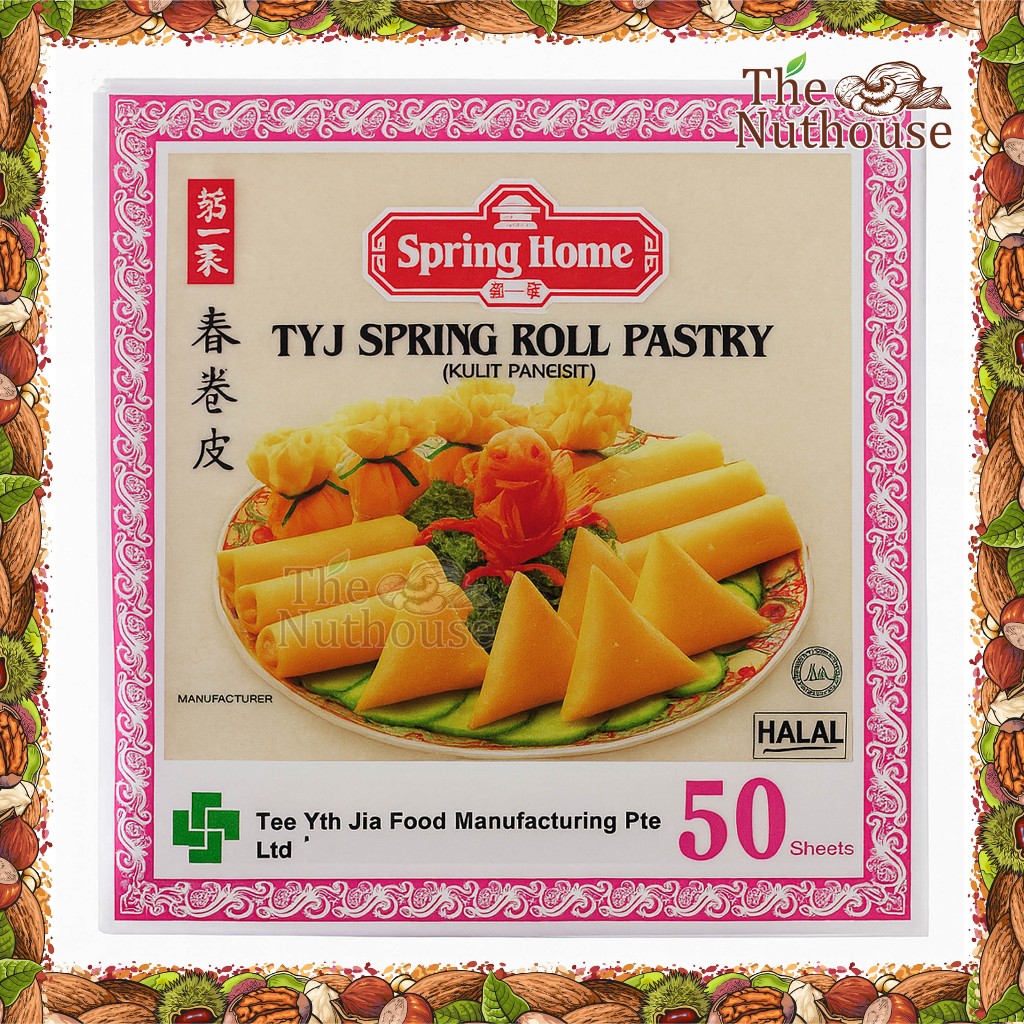 TYJ Spring Home Roll Pastry 5 inch 50 Sheets / Kulit Pangsit Lumpia 250gr