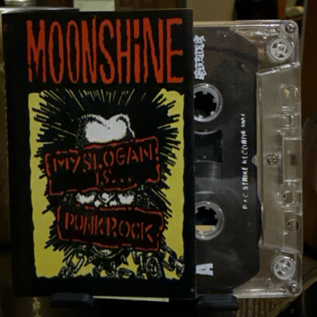 kaset punk moon shine- my slogan is punk rock