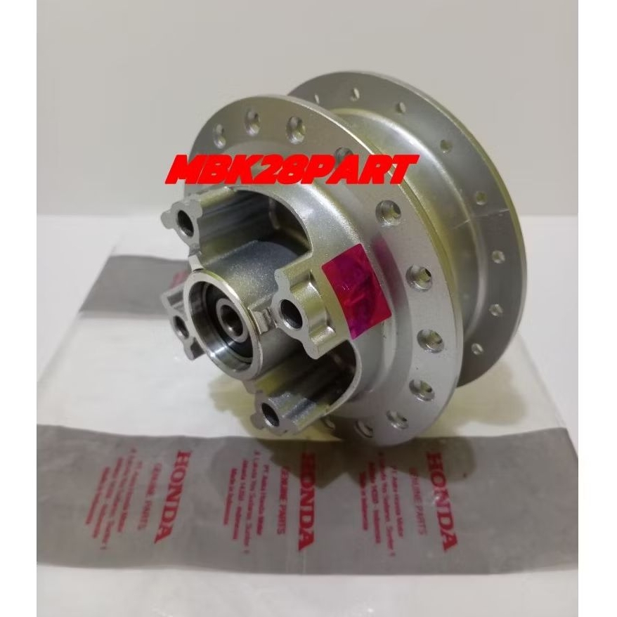 Tromol belakang + bearing tromol supra x 125 double disc supra x 125 dobel cakram Original