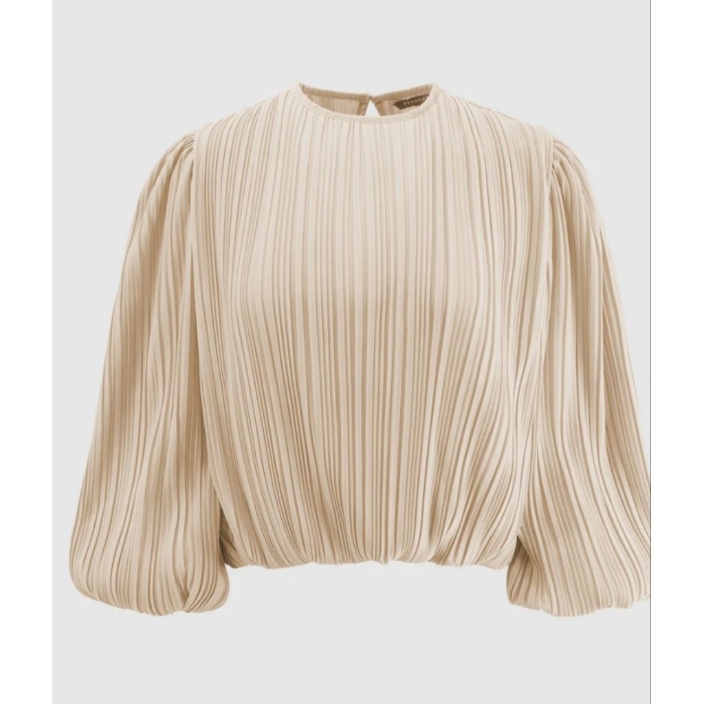 Benang Jarum Millie Pleats Blouse