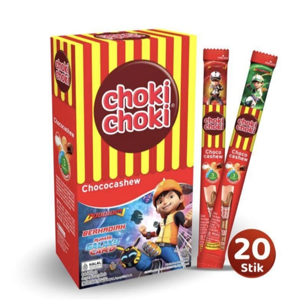 Choki Choki Cashew Pasta Cokelat Choki-Choki Pasta Coklat Choki Choki Stik cokelat Choki Choki Cashe