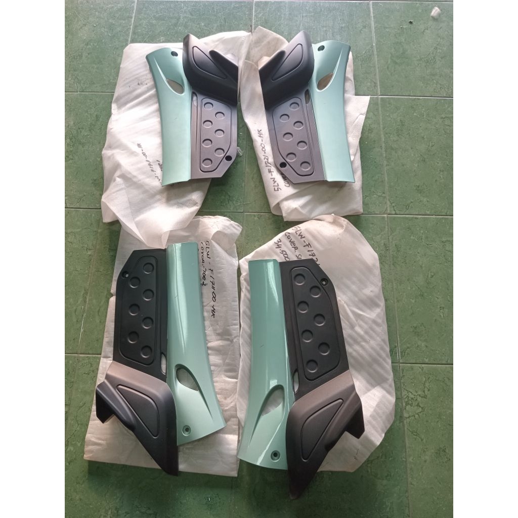 cover aki yamaha nouvo lele hijau tosca original nos