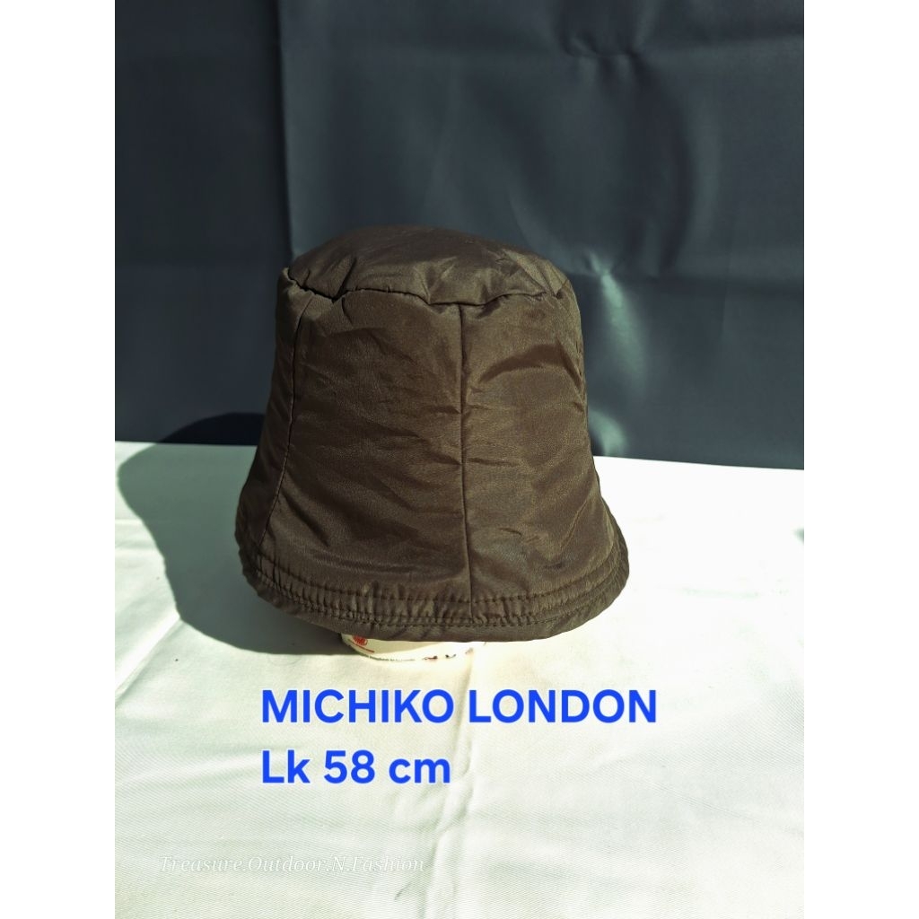 Topi MICHIKO LONDON Bucket Hat Army Buket Lapangan Outdoor Hiking Camping Gunung Rimba