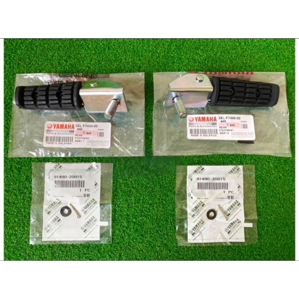 Karet Step Bar Step Foot Step Footstep Belakang Yamaha RXZ RZR Original Hong Leong Yamaha Malaysia