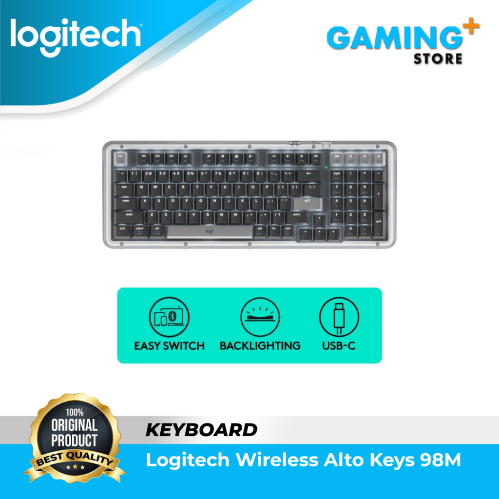 Keyboard Logitech Wireless Alto Keys 98M