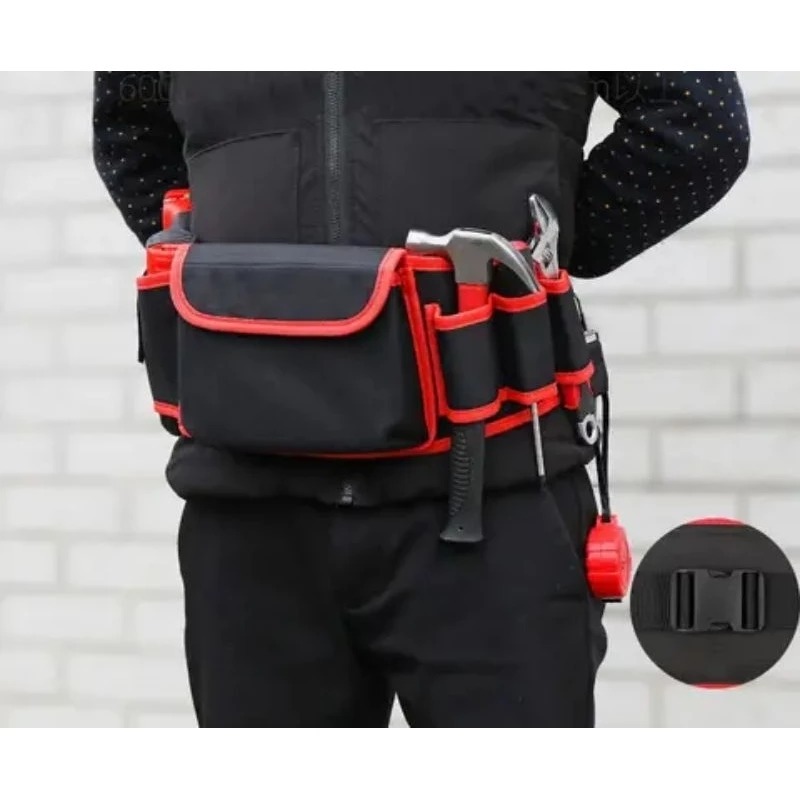 tas kerja bangunan perkakas pinggang waisbag pria kerja peralatan mekanik