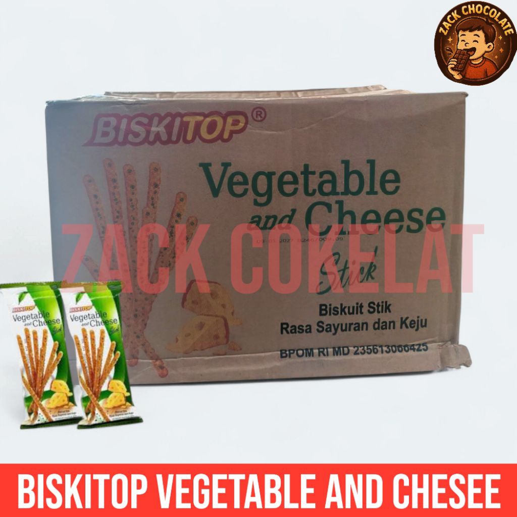 1 Dus Biskitop Vegetable & Biskitop Onion Potato – Snack Renyah Gurih