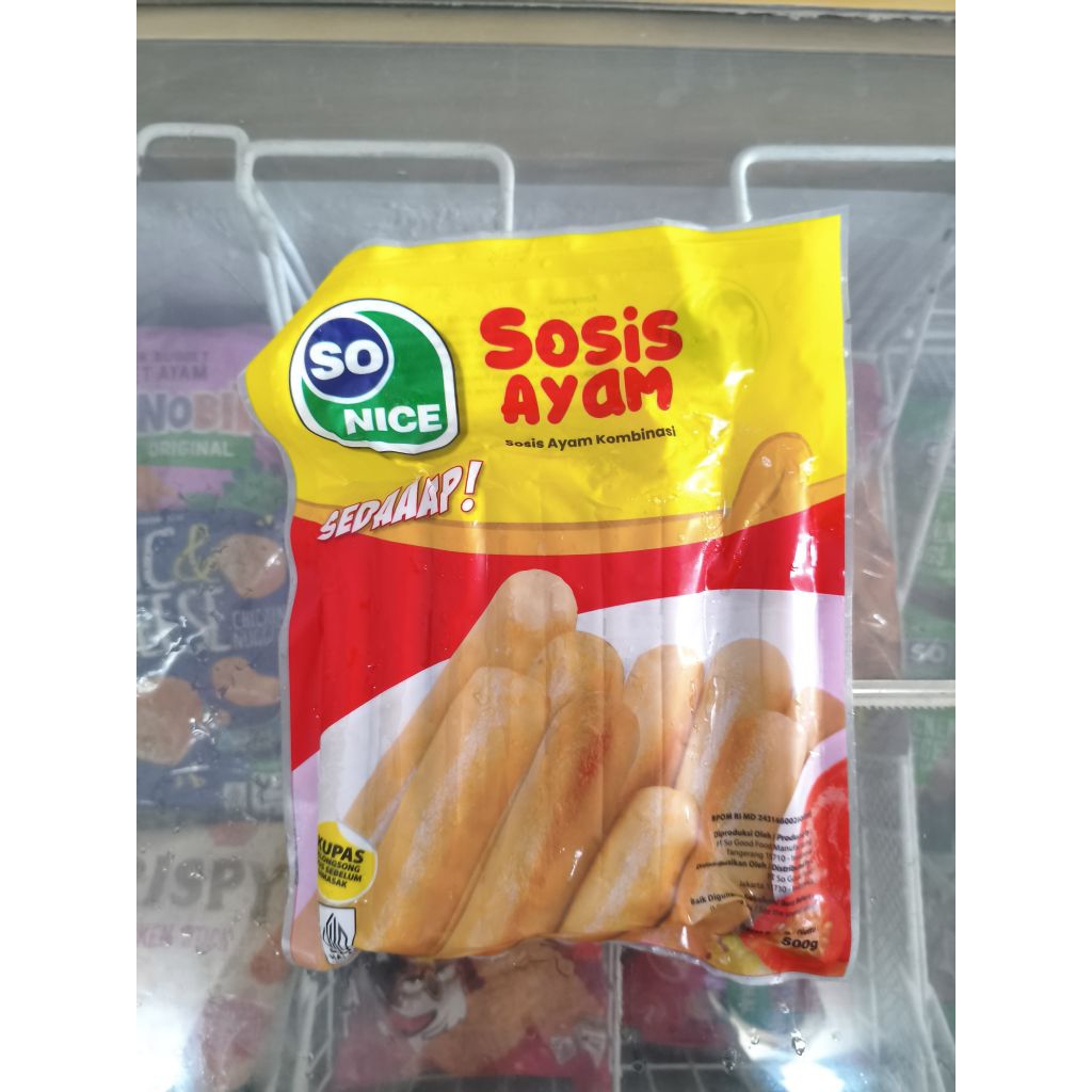 So nice sossis ayam 500g (30pcs)