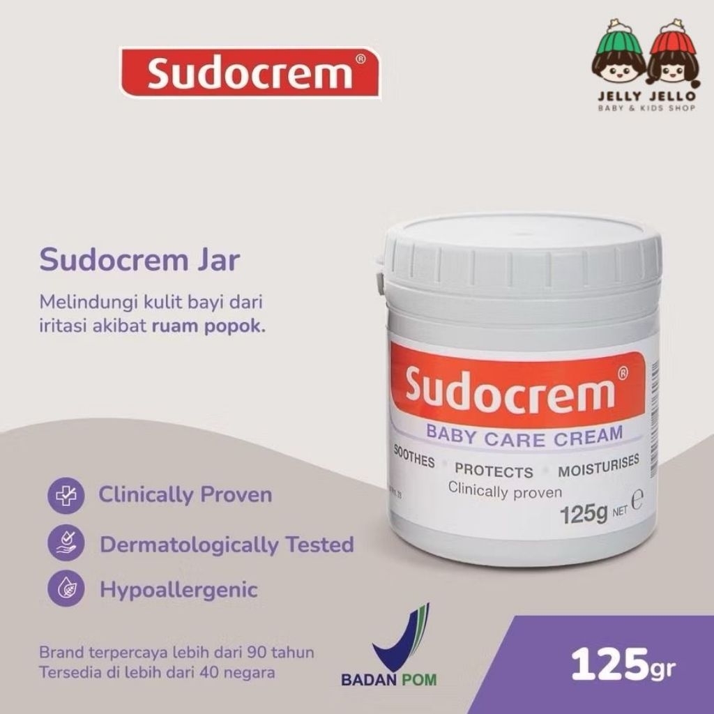 Sudocrem Baby Care Cream Lotion Ruam Alergi Popok Bayi Newborn