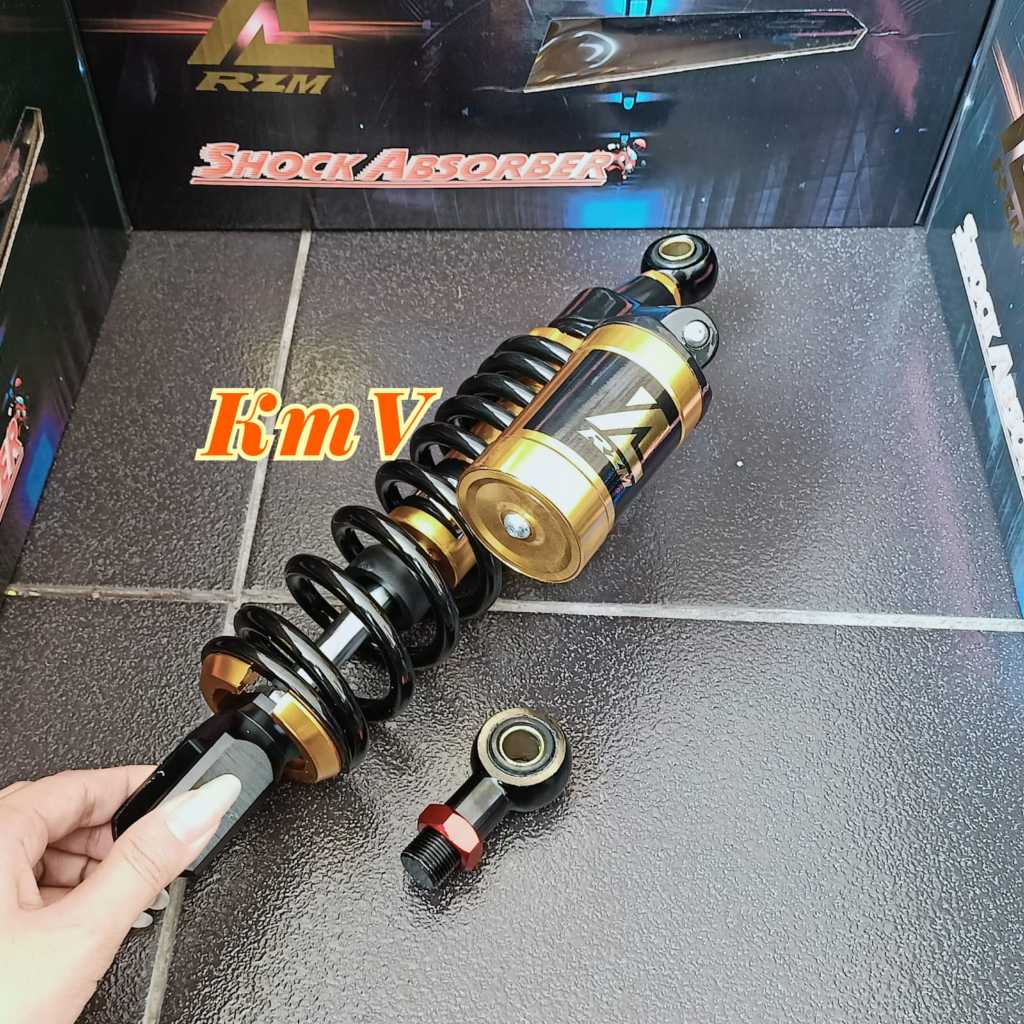 Shock Belakang Matic TABUNG G-Plus 310MM Beat Vario Scoopy Nex Mio Fino Lexy Freego - Hitam