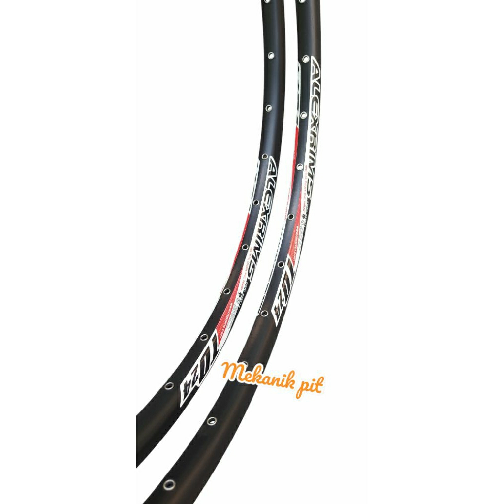 velg rim sepeda 26 alexrim hole 36 alloy double wall disc brake NO brake line