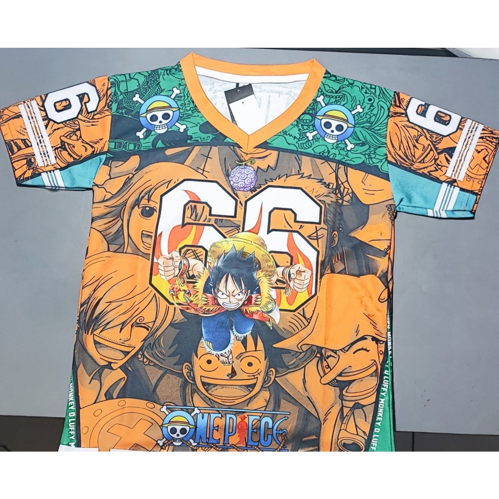 Kaos Jersey Anak Remaja Cowok Cewek Motif Gambar Anime Fullprint