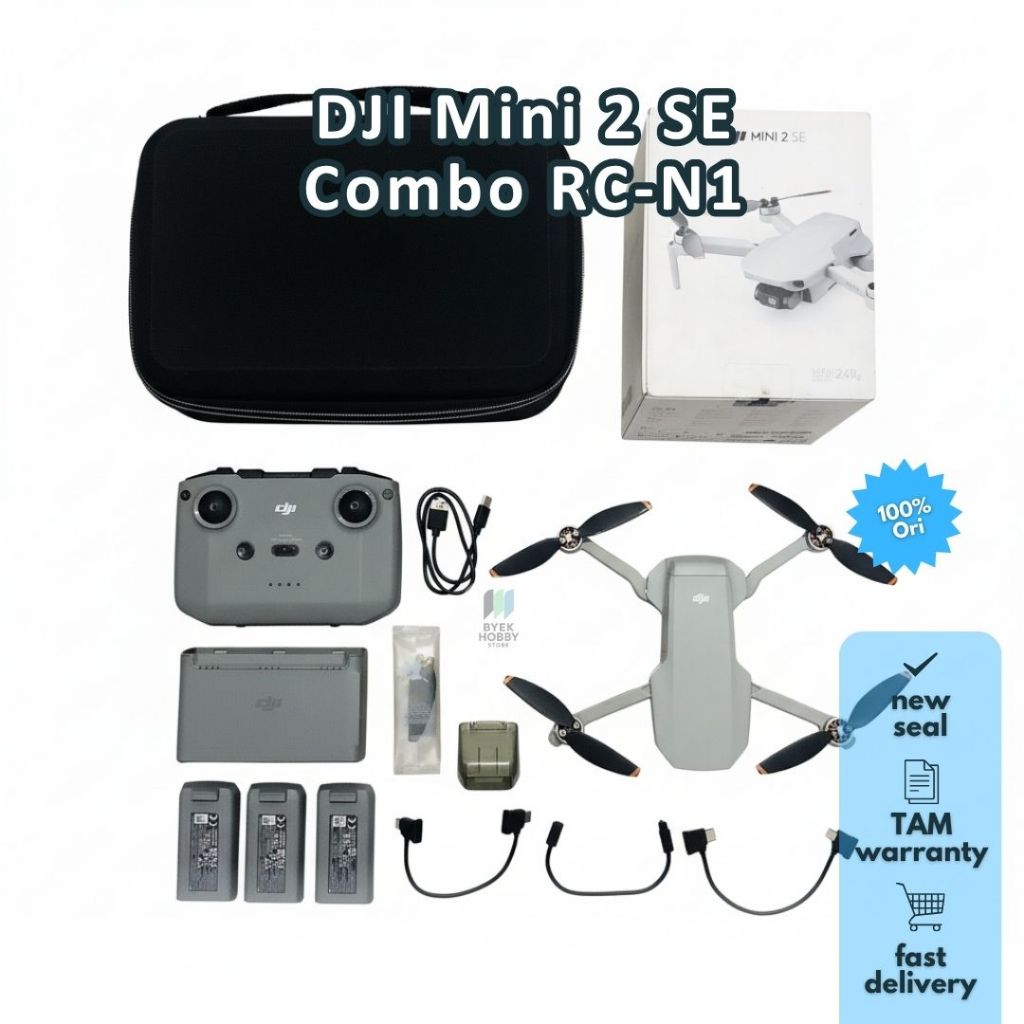 Drone DJI Mini 2 SE Fly More Combo (Drone Second 2.7K Camera)
