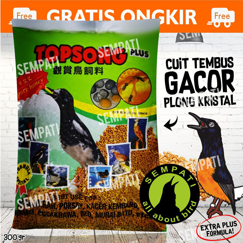 SEMPATI VOER TOPSONG PLUS MINI KECIL PLUS  TOP SONG PURE HONEY TOP SONG VOER PUR PAKAN MAKANAN BURUN