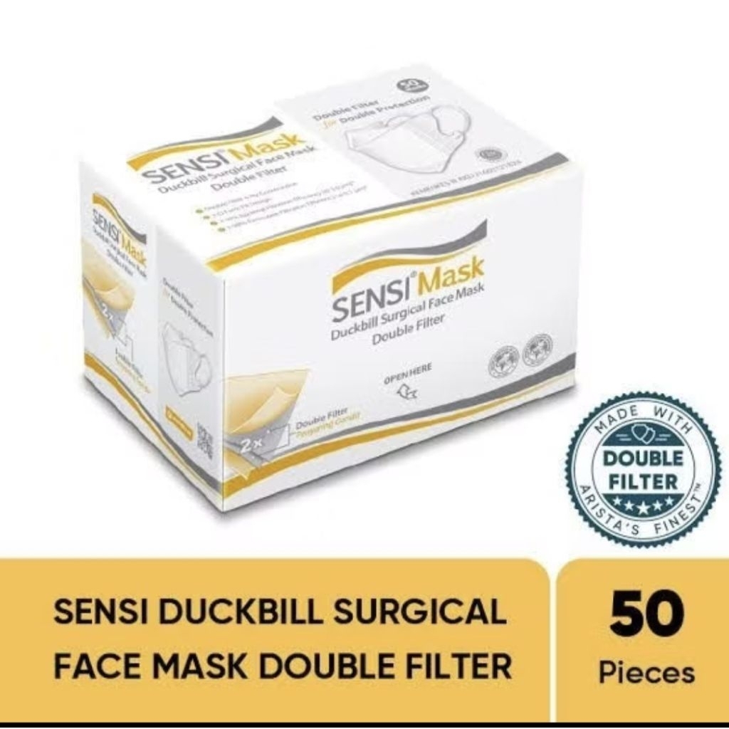 Masker Sensi Duckbill 4ply  / Masker Sensi Duckbill murah berkualitas
