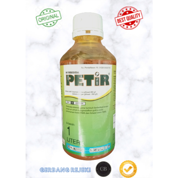 HERBISIDA PETIR 480SL (Isopropil amina glifosat 480 g/l) 1 Liter