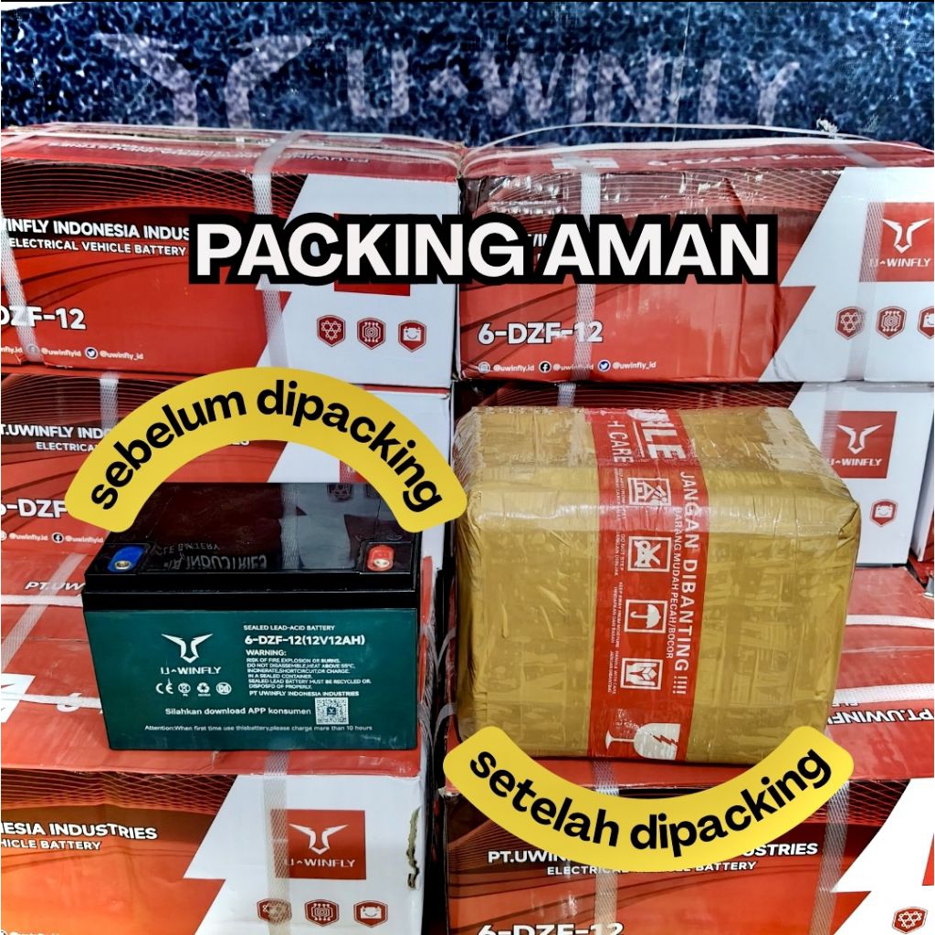 Baterai Aki Sepeda Listrik Uwinfly