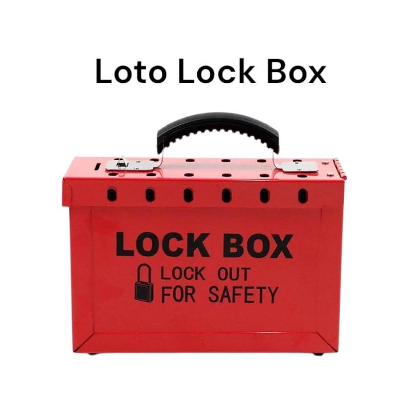 LOTO Lock Box Portable Steel Safety Group Box