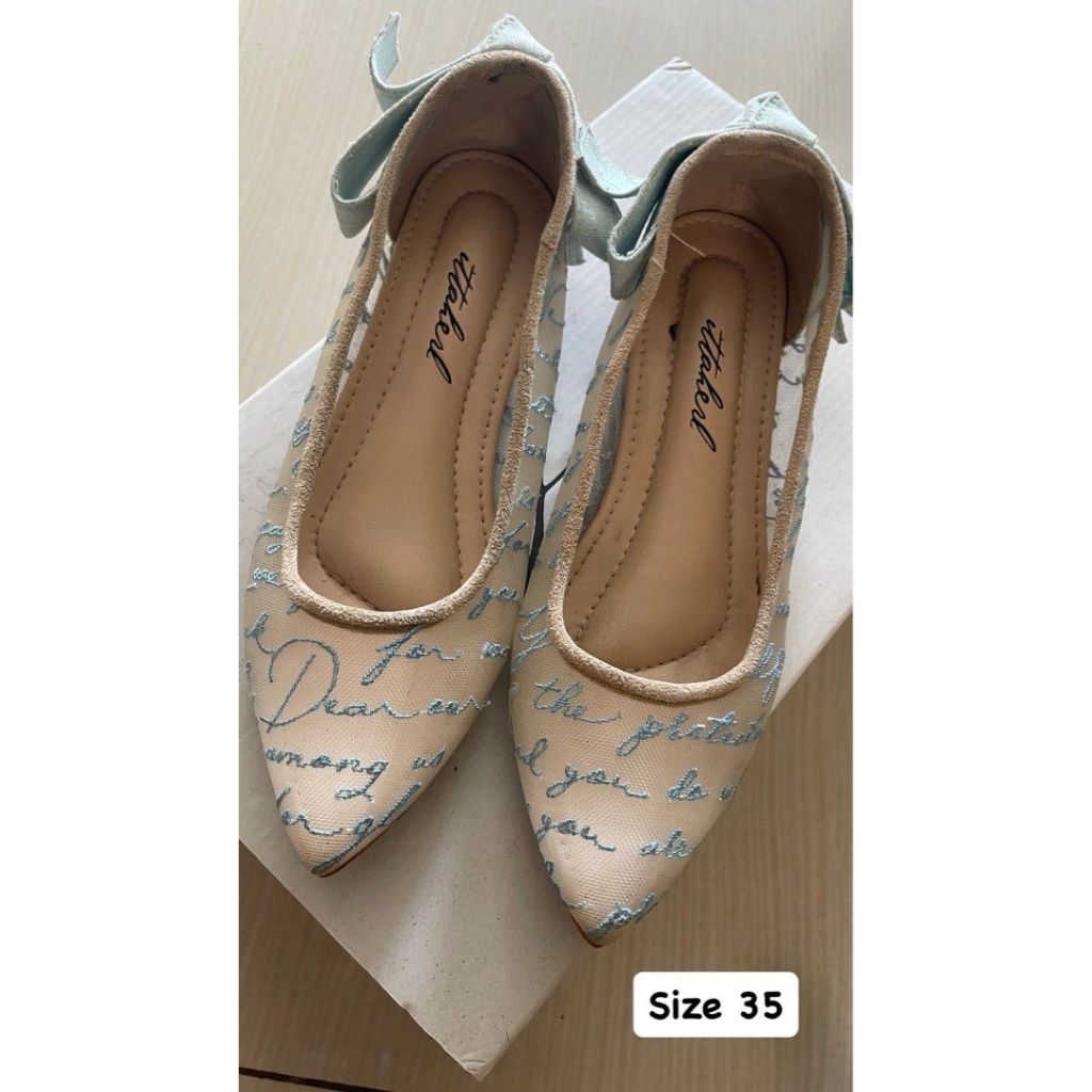 Preloved Sepatu Ittaherl Love Letter size 35