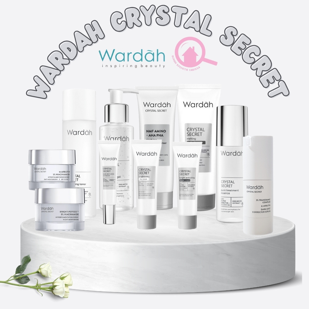 Wardah Crystal Secret skincare Series Lengkap
