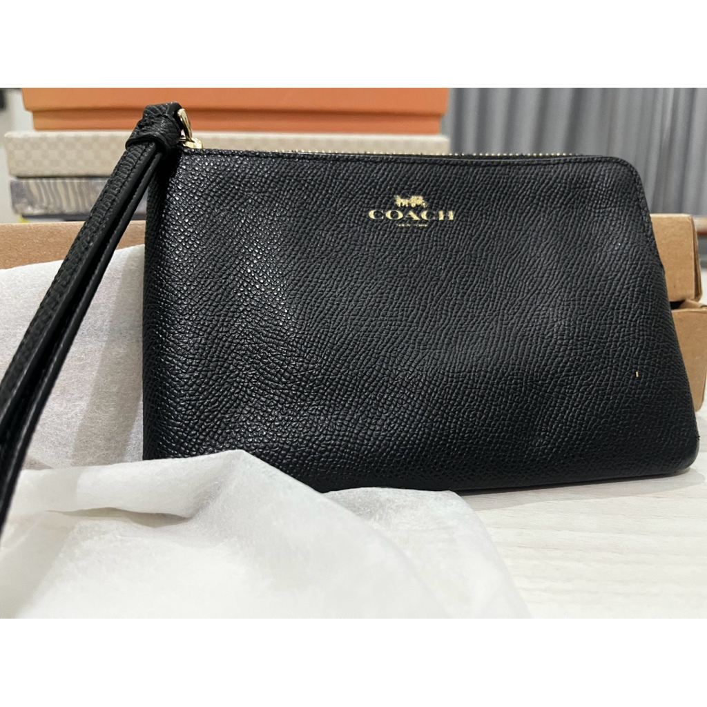 (PL) preloved wrislet Coach hitam original