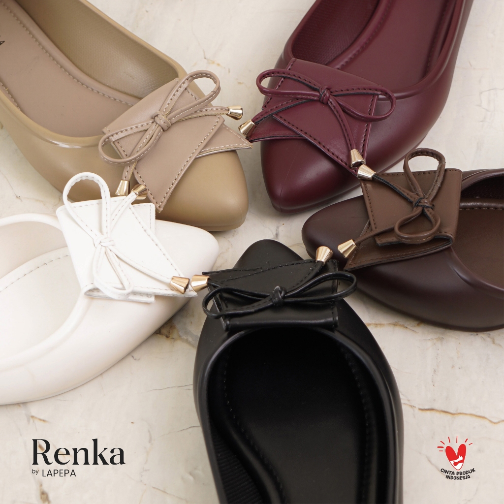 LAPEPA_SANDAL - RENKA Sepatu Sandal Wanita Sendal Flatshoes Jelly Cewek