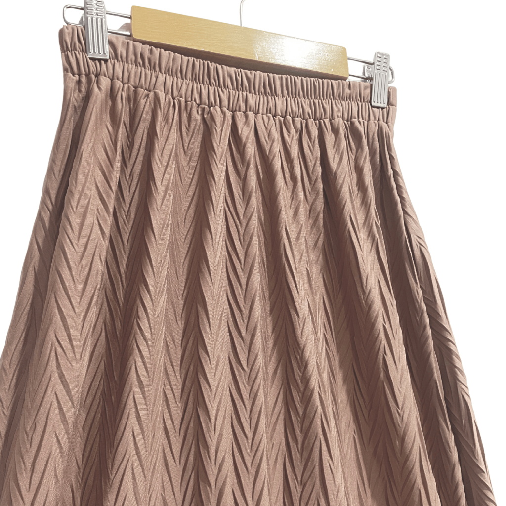 Rok Panjang Wanita Model Padi Plisket / Rok Wanita / Rok Model V / Bawahan Wanita