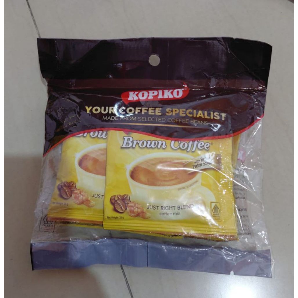KOPIKO BROWN COFFEE WITH BROWN PALM SUGAR