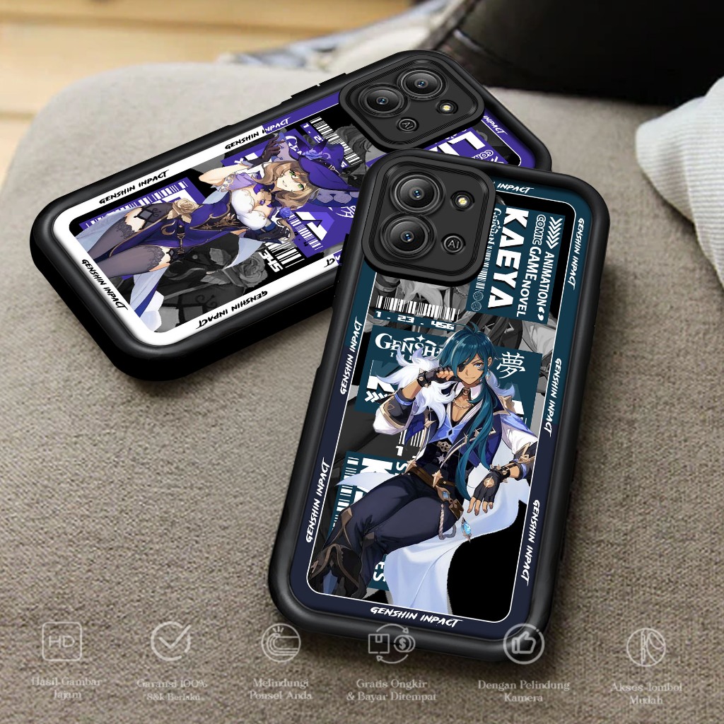 Case Premium Compatible For INFINIX HOT 11 2022 Motif [ GENSHIN IMPACT ] Casing Softcase glossy Anti