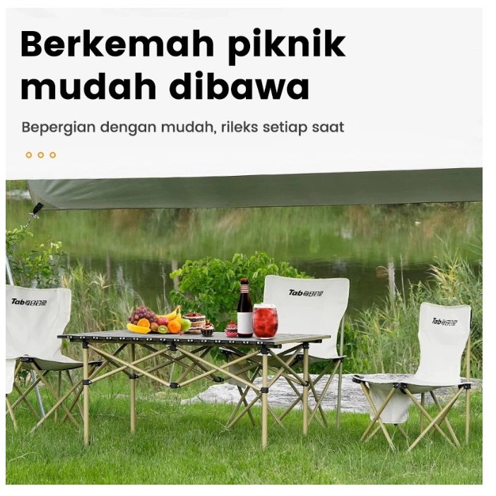 Meja Kursi Lipat Outdoor 1 Set Meja Lipat Outdoor Dan Kursi Lipat Portable