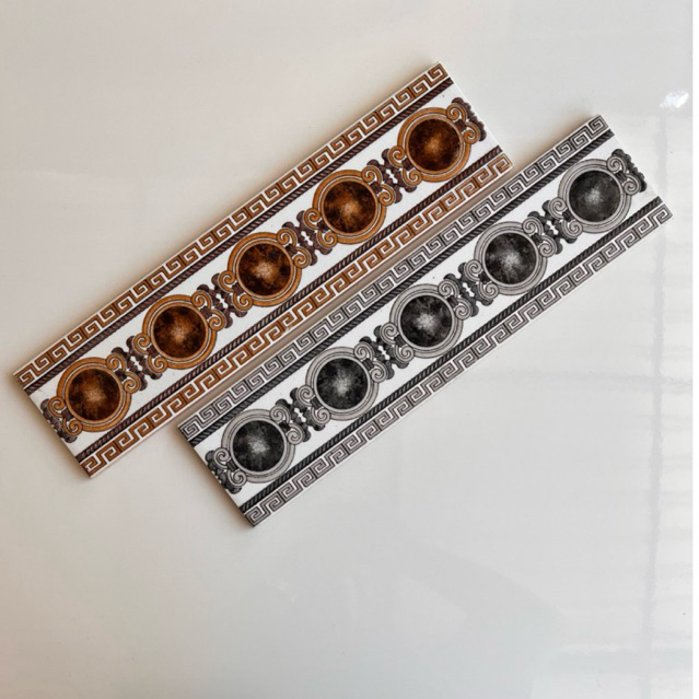 list keramik lantai 10x40 | lis keramik dinding 10x40 barca brown dan grey