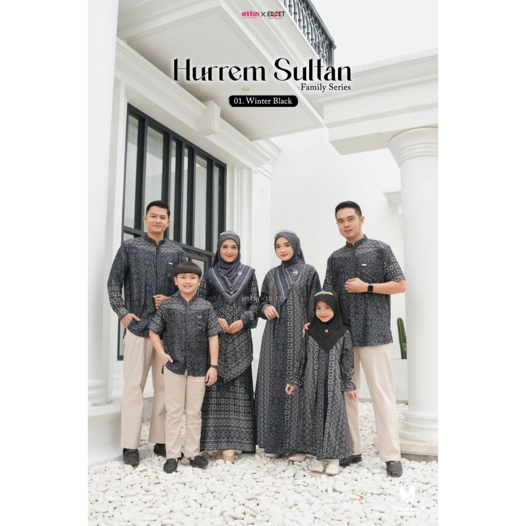 (PO WAJIB DP) SARIMBIT KELUARGA HURREM SULTAN RAYA SERIES FAMILY SET ATTIN