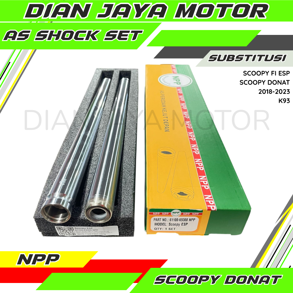 NPP Pipa As shock as shok sok depan K93 Scoopy donat Scoopy Stylish Scoopy Prestige 2018--2023 Pipe 