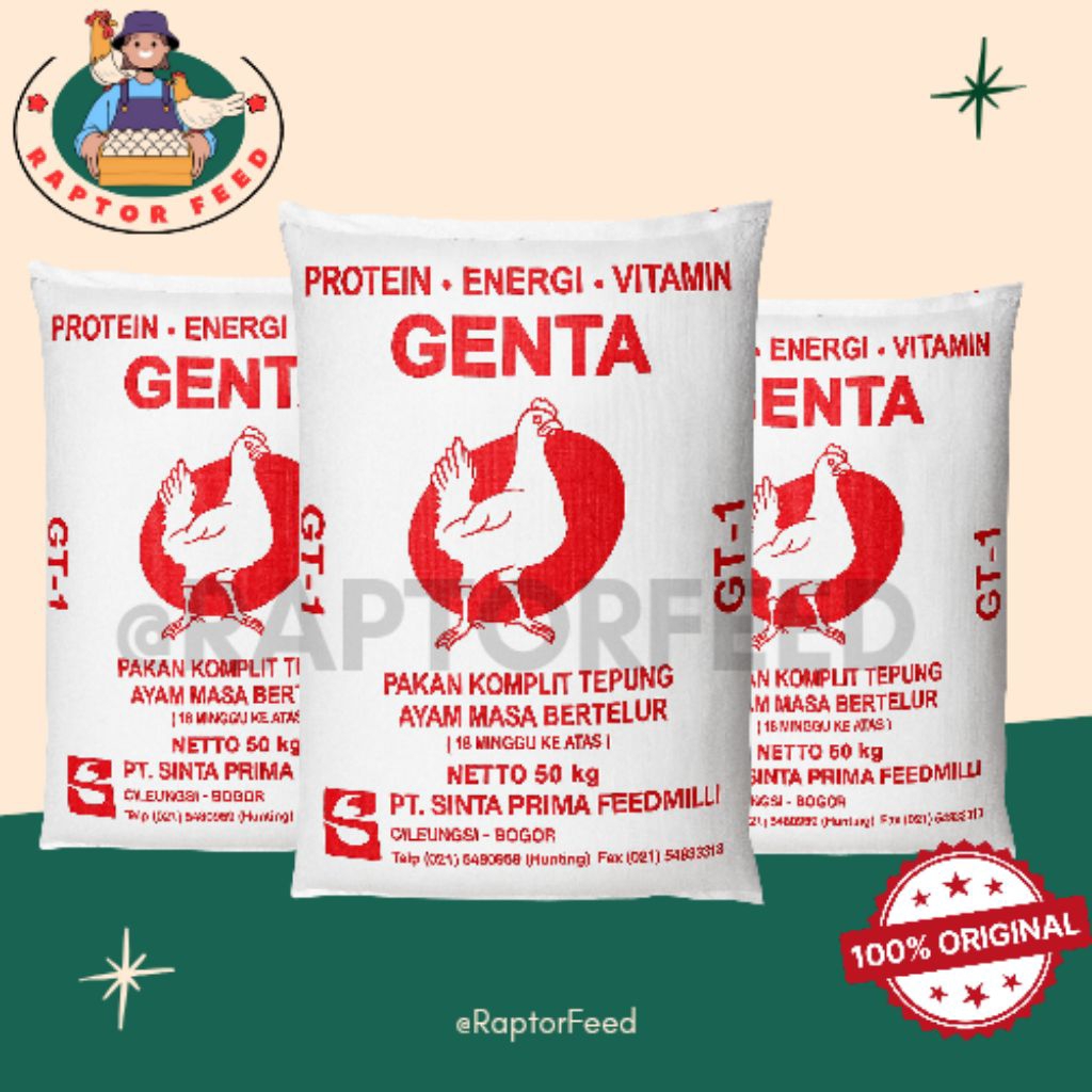 Sinta GT-1 REPACK 1KG – Pakan Layer Komplit untuk Ayam Petelur