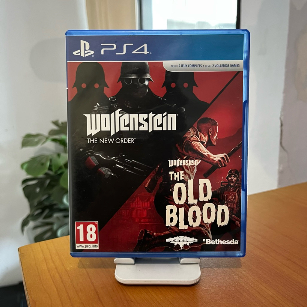 Wolfenstein the old blood & the new order ps4 disc playstation4 kaset ps bd