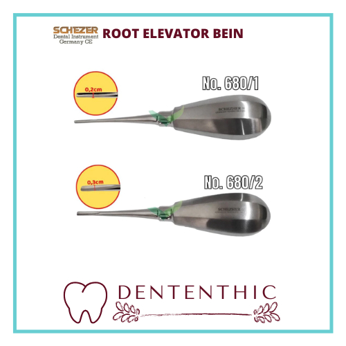 Root Elevator Bein 2mm Schezer Dental Instruments