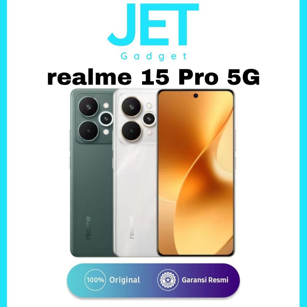 realme 15 Pro 5G 12/512GB 12/256GB Garansi Resmi